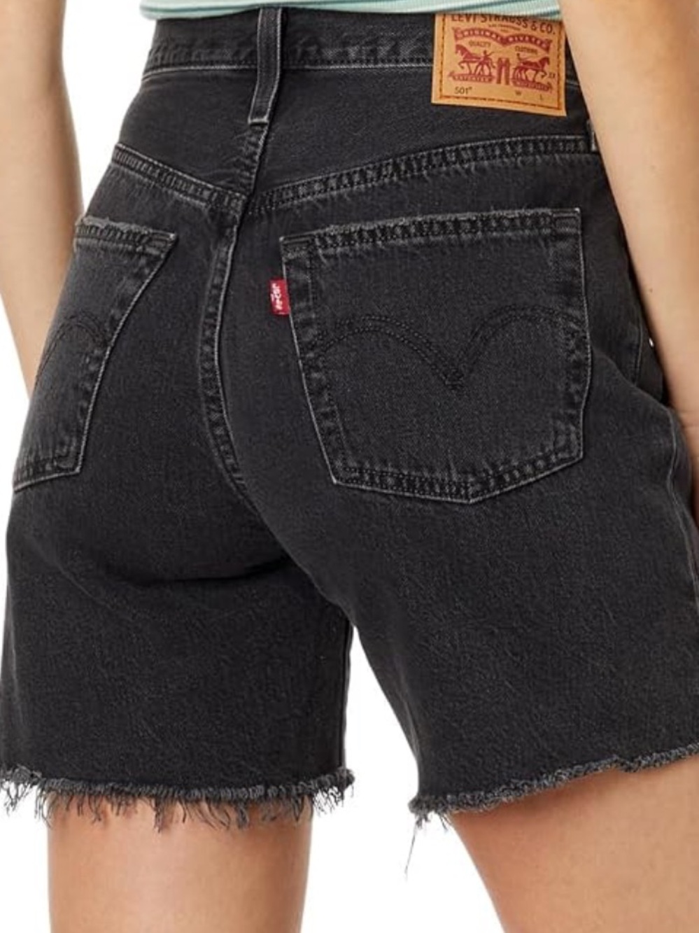 Levi's Women's 501 Mid Thigh Shorts